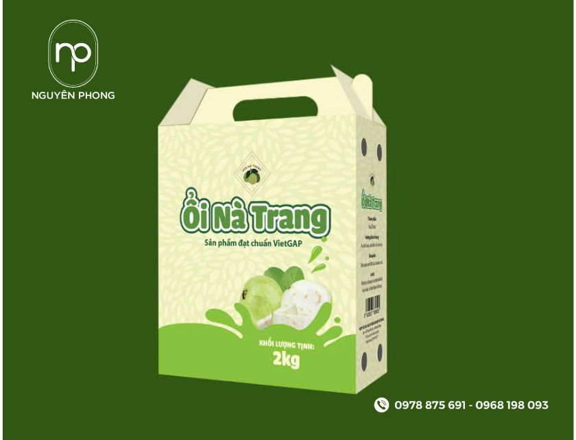 thùng carton dựng trái cây